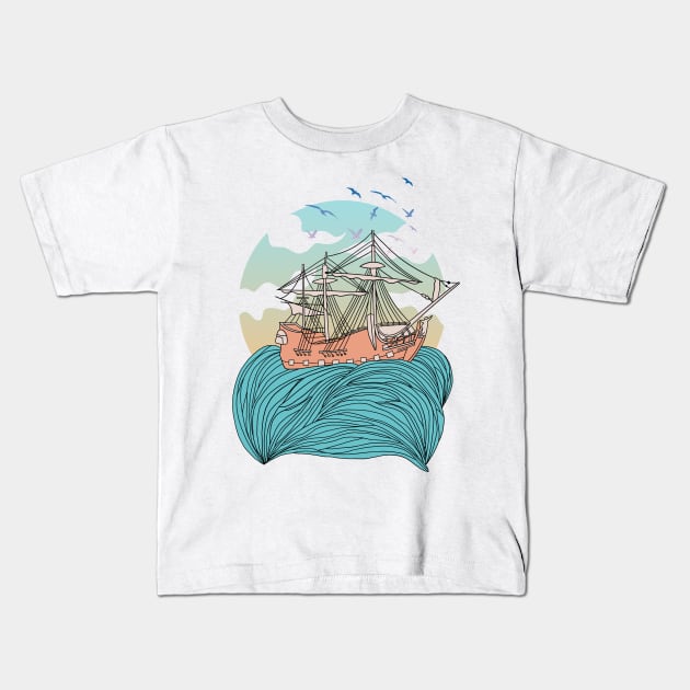 Mother Nature Kids T-Shirt by fernandaschallen